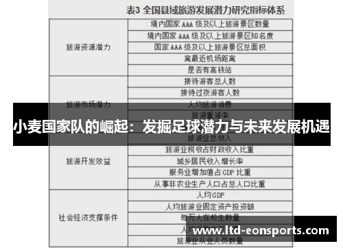 小麦国家队的崛起：发掘足球潜力与未来发展机遇
