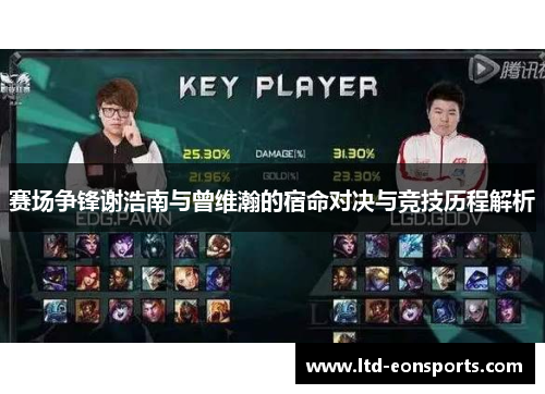 赛场争锋谢浩南与曾维瀚的宿命对决与竞技历程解析